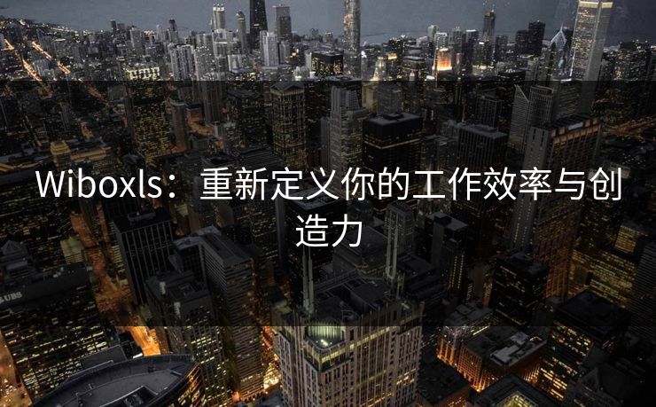 Wiboxls：重新定义你的工作效率与创造力